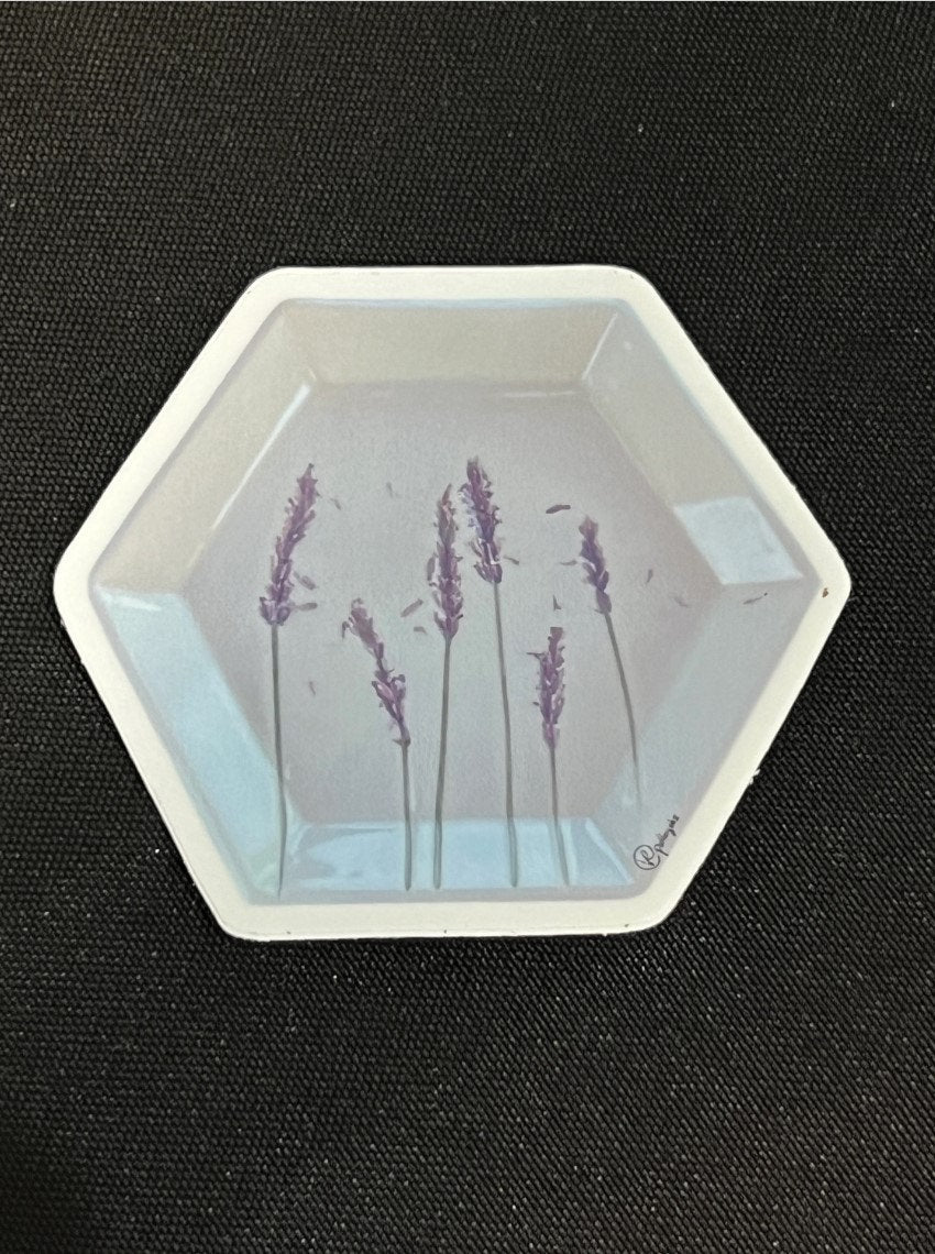 Lavender Plate Sticker