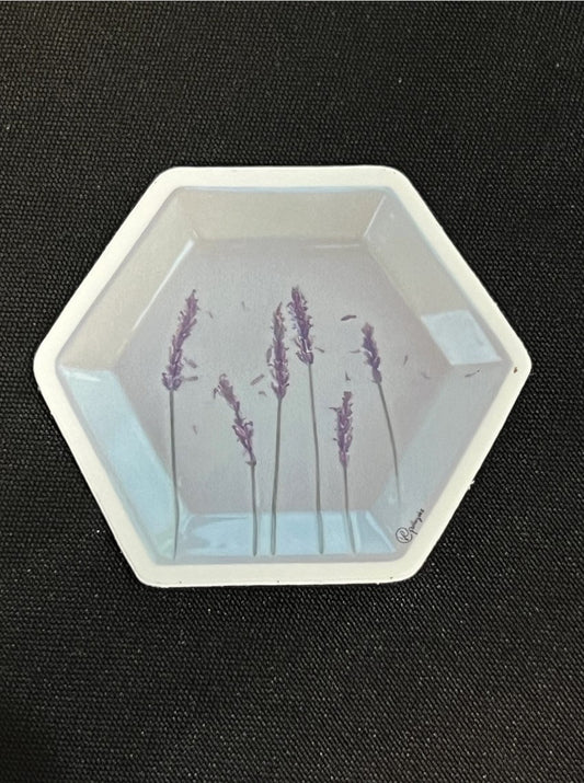Lavender Plate Sticker