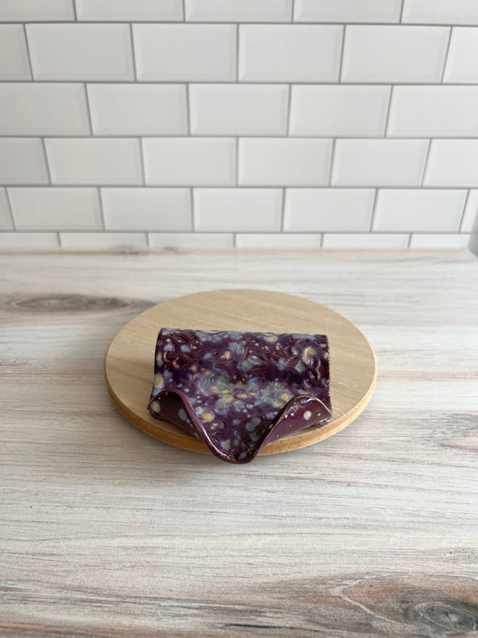 Purple Self-Draining Soap