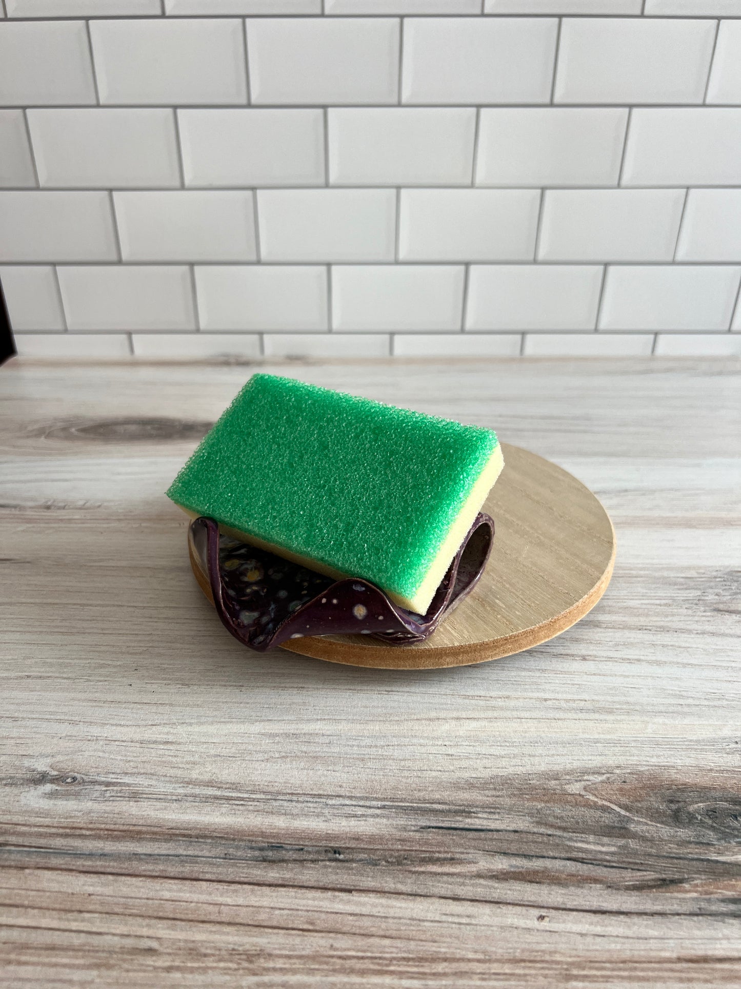 Purple Self-Draining Soap
