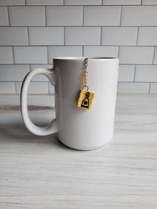 Tea Infuser- Book, Yellow Buoy