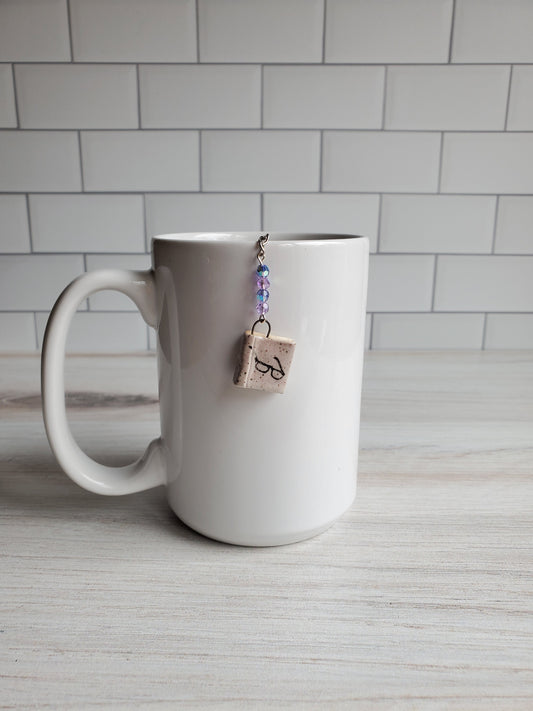 Tea Infuser- Book, Purple with Glasses