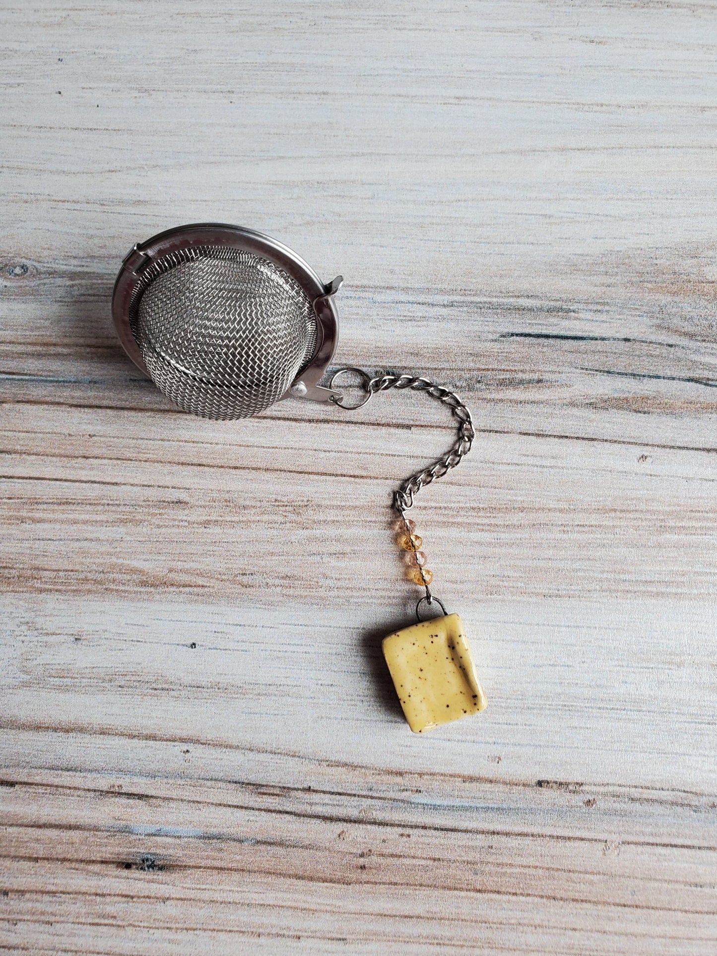 Tea Infuser- Book, Yellow Buoy