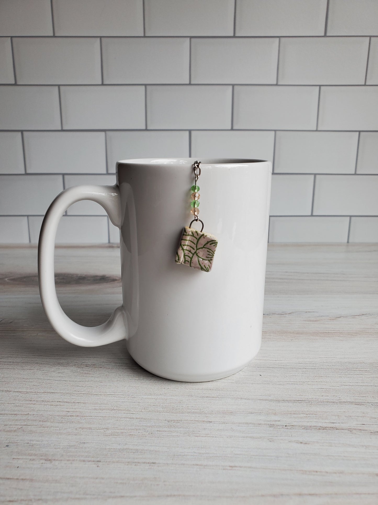 Tea Infuser- Book Purple and Grey Flowers