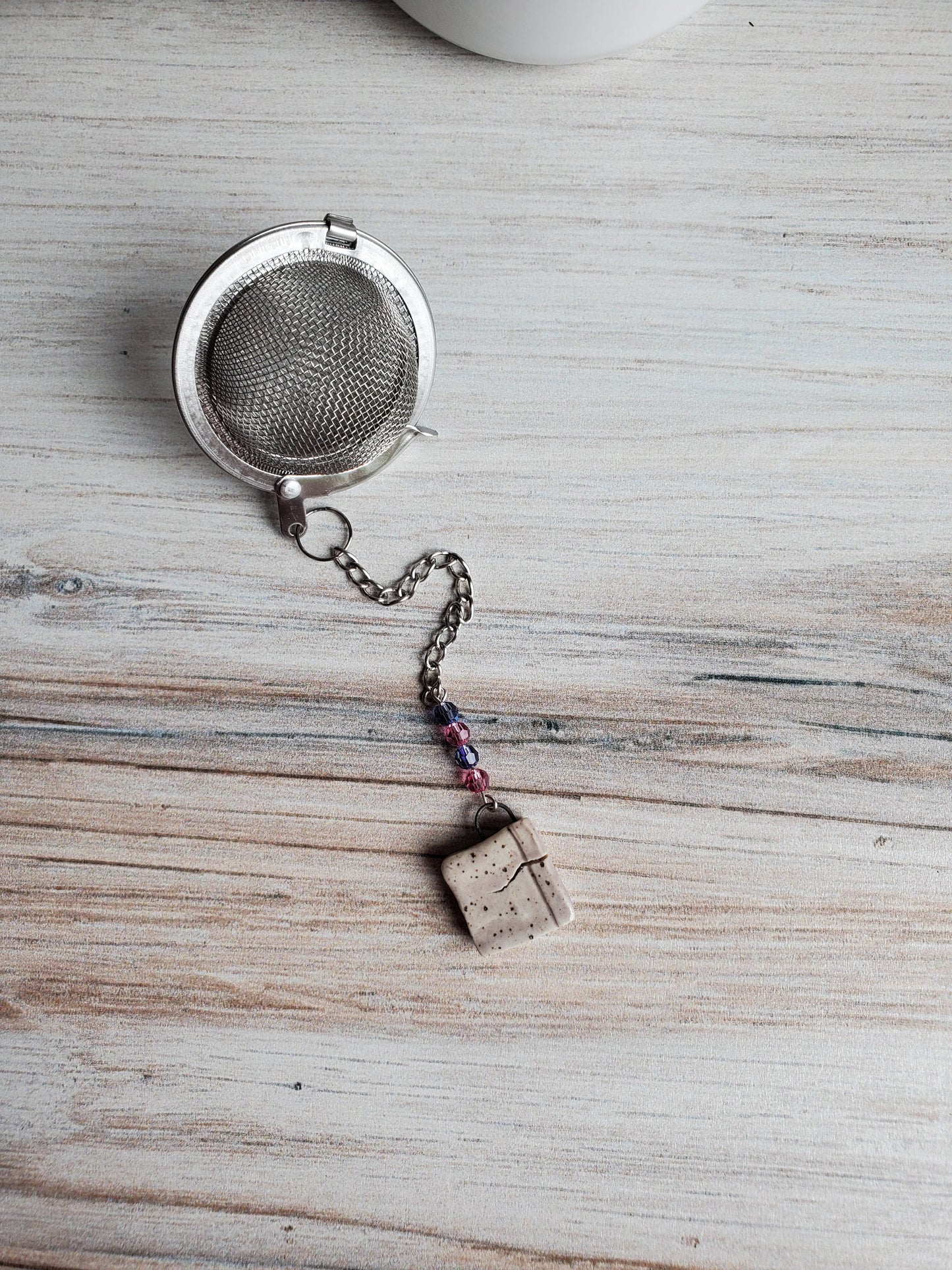 Tea Infuser- Book, Purple Spider
